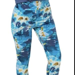 Logo Layers cotton tie dye vibrant colors leggings